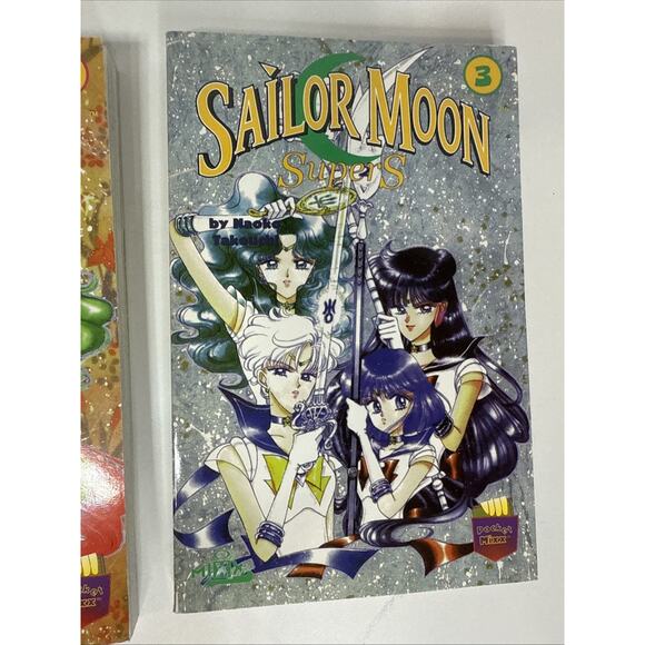 Sailor Moon Super S Pocket Mixx Tokyopop English Manga Volume Set Lot 2 3 1999 - Picture 3 of 12